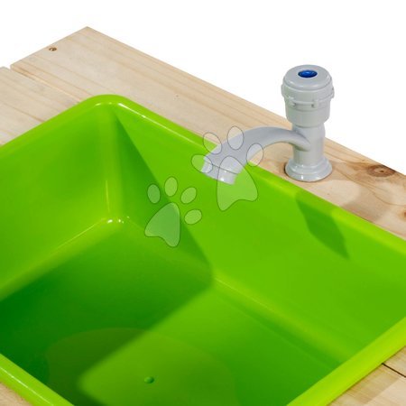 Dřevěná pískoviště - Pískoviště cedrové s kuchyňkou s tekoucí vodou Aksent Sandpit Kitchen Exit Toys - 2