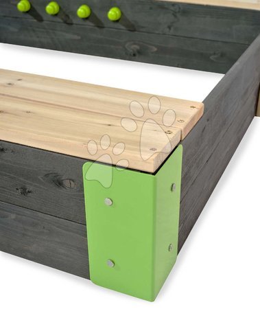 Dřevěná pískoviště - Pískoviště cedrové s kuchyňkou s tekoucí vodou Aksent Sandpit Kitchen Exit Toys - 6