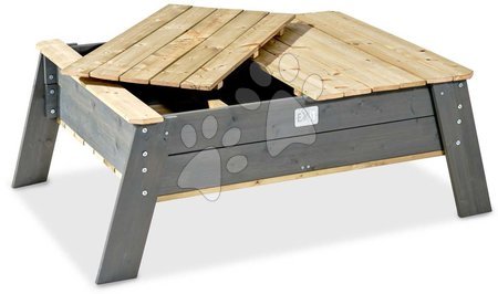 Dřevěná pískoviště - Pískoviště borovicový stůl s krytem Aksent Sandtable Exit Toys - 3
