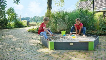 Dřevěná pískoviště - Pískoviště cedrové Hexagon Aksent Hexagonal Sandpit Exit Toys - 3
