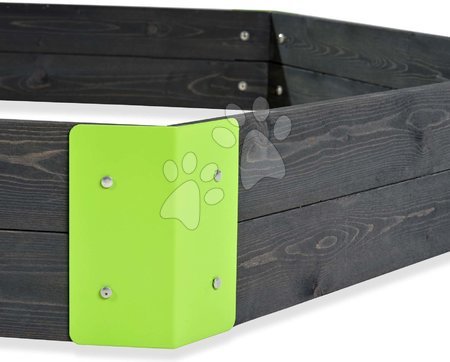 Dřevěná pískoviště - Pískoviště cedrové Hexagon Aksent Hexagonal Sandpit Exit Toys - 5