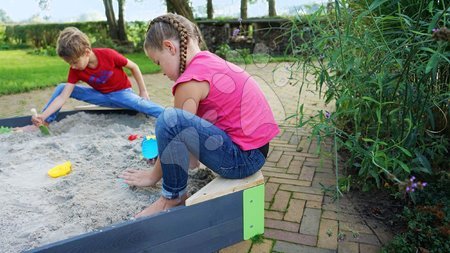 Dřevěná pískoviště - Pískoviště cedrové Hexagon Aksent Hexagonal Sandpit Exit Toys - 4
