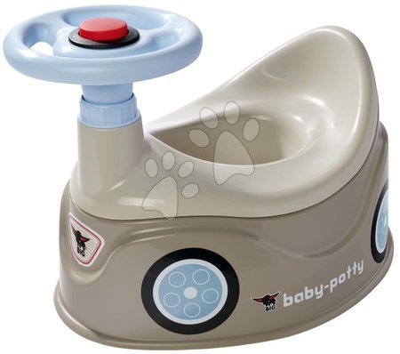 Nočníky a redukcie na toaletu - Nočník autíčko Baby Loo Grey BIG