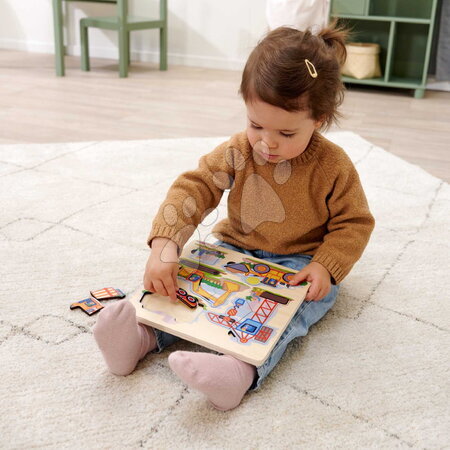 Eichhorn | Pagină 9 - Puzzle din lemn de inserție Utilaje de contrucție Construction Vehicles Eichhorn_1