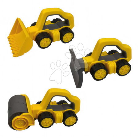 Játékautók - Szett 3 munkagép homokozóba Power Worker Griffy Set BIG