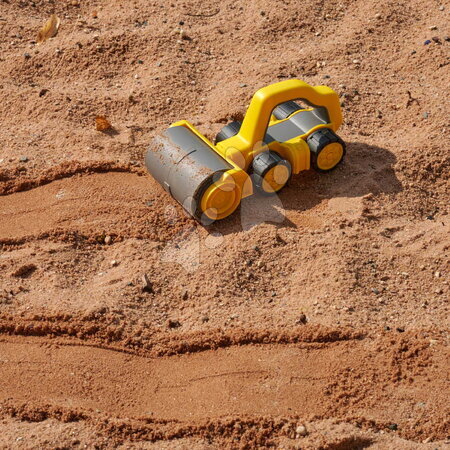 Autići za pijesak - Cestovni valjak s ručkom Power Worker Griffy Bulldozer BIG - 3