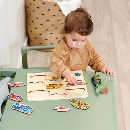 Dřevěné naučné hry - Dřevěné vkládací puzzle Záchranná vozidla Emergency Vehicles Eichhorn - 5
