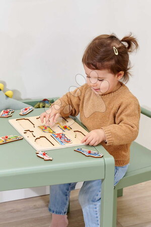 Dřevěné naučné hry - Dřevěné vkládací puzzle Záchranná vozidla Emergency Vehicles Eichhorn - 2