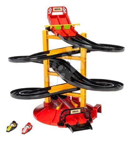 Ab 3 bis 6 Jahren - Pretekárska veža 3 poschodová Roll Racing Tower BRIO