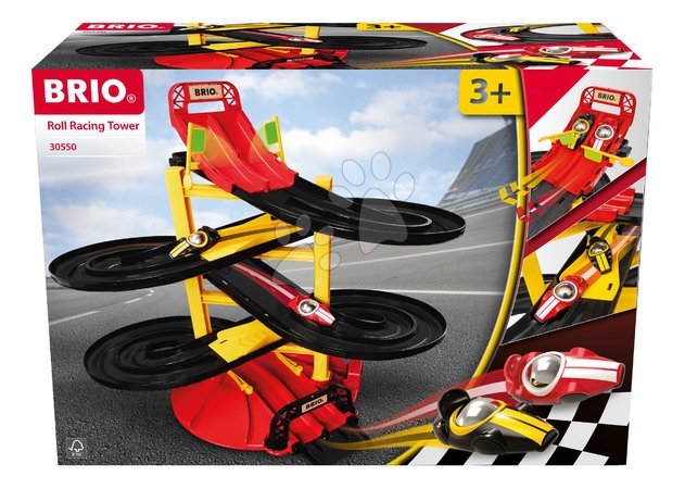 Holzeisenbahnen BRIO - Pretekárska veža 3 poschodová Roll Racing Tower BRIO - 5