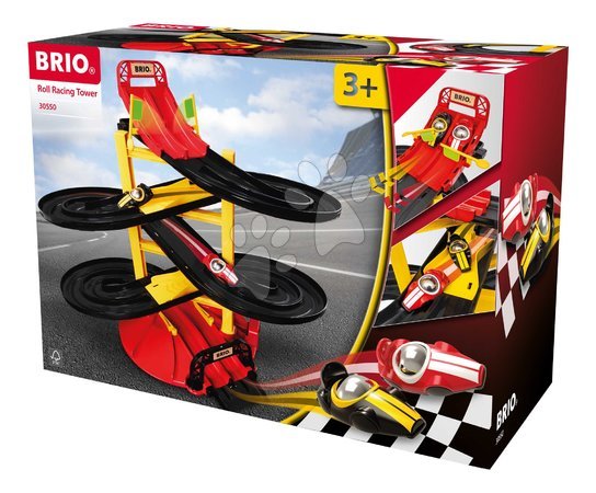 Holzeisenbahnen BRIO - Pretekárska veža 3 poschodová Roll Racing Tower BRIO - 6