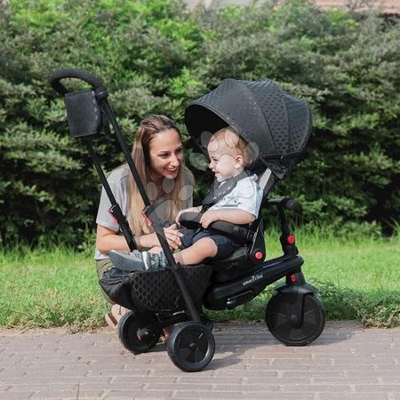 Triciklik 6 hónapos kortól - Tricikli összecsukható smarTfold 700 Black 7in1 smarTrike - 4