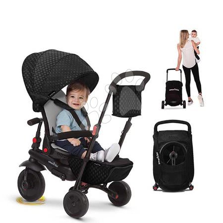 Triciklik 6 hónapos kortól - Tricikli összecsukható smarTfold 700 Black 7in1 smarTrike - 23