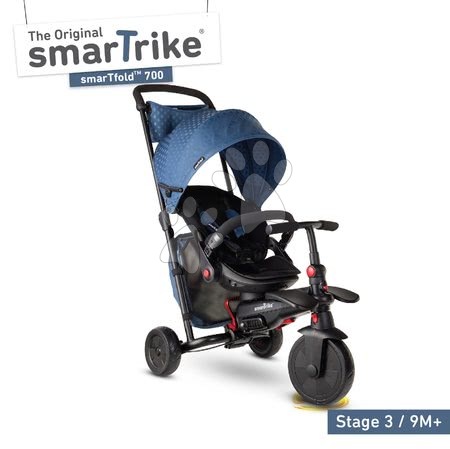 Jucării pentru bebeluși de la 6 la 12 luni - Tricicletă și cărucior pliabil STR7 Urban 7în1 smarTrike_1
