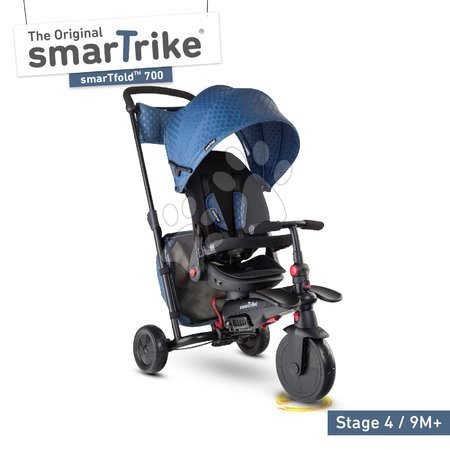 Tricikli od 6. meseca - Tricikel in voziček zložljiv STR7 Urban 7v1 smarTrike - 2