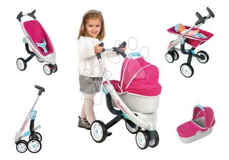 Kočárky od 18 měsíců - Set kočárek pro panenku Maxi Cosi & Quinny 3v1 Smoby - 12