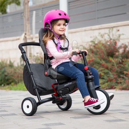 Tricikli od 6. meseca - Zložljiv tricikel smarTfold 700S Warm Grey 7v1 smarTrike - 20