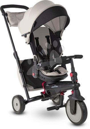 Pentru bebelușii de la naștere - Tricicletă și cărucior pliabil STR7J Warm Grey 8in1 smarTrike 