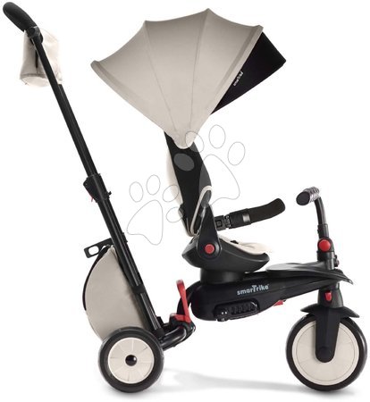 Triciclete - Tricicletă și cărucior pliabil STR7J Warm Grey 8in1 smarTrike gri cu scaun pliabil care se rotește TouchSteering cu roți EVA de la 6 luni_1