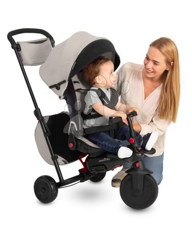 Tricikli od 6. meseca - Zložljiv tricikel smarTfold 700S Warm Grey 7v1 smarTrike - 12