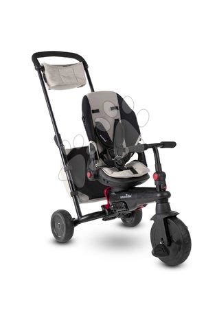Tricikli od 6. meseca - Zložljiv tricikel smarTfold 700S Warm Grey 7v1 smarTrike - 8