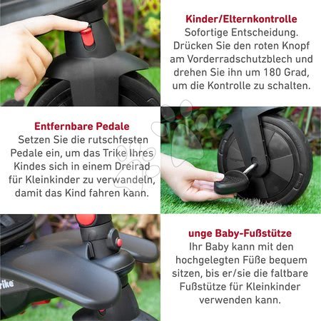 Kinderdreiräder ab 6 Monaten - Dreirad und Kinderwagen faltbar STR7 Urban 7in1 smarTrike - 8
