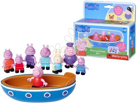 Stavebnice BIG-Bloxx jako lego - Loďka s figurkou Peppa Pig Waterplay Surprise Boat Set BIG - 3
