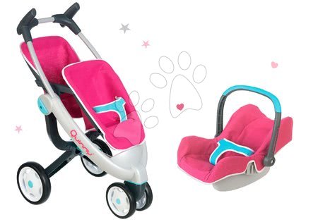 Kolica za lutke setovi - Set kolica za dvije lutke Maxi Cosi & Quinny Smoby - 4