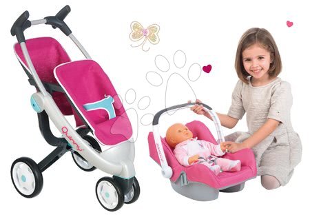 Kolica za lutke setovi - Set kolica za dvije lutke Maxi Cosi & Quinny Smoby - 11