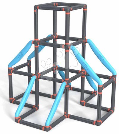 Toboganes sets - Set de tobogán y trepador de 3 pisos Tower Kraxxl Toboggan Super Megagliss 2 en 1 Smoby - 13