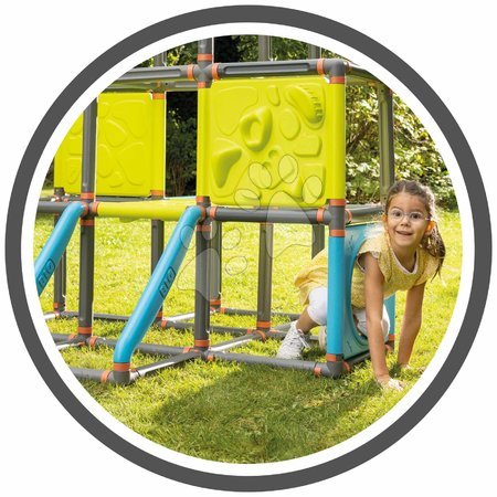Toboganes sets - Set tobogán y trepadora de 3 pisos Frame Kraxxl Toboggan Super Megagliss 2 en 1 Smoby - 14