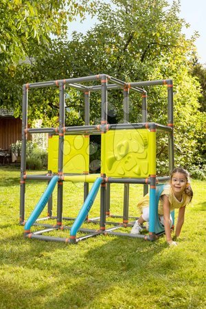 Hračky a hry na zahradu - Prolézačka s lezeckými stěnami 3patrová Frame Kraxxl BIG_1