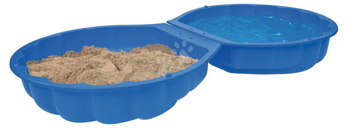 Pieskoviská pre deti - Pieskovisko dvojdielne Mušľa Watershell Blue BIG - 6