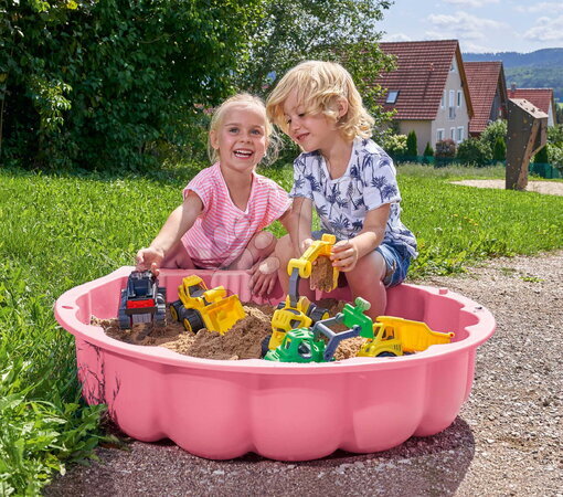 Pieskoviská pre deti - Pieskovisko dvojdielne Mušľa Watershell Pink BIG - 6