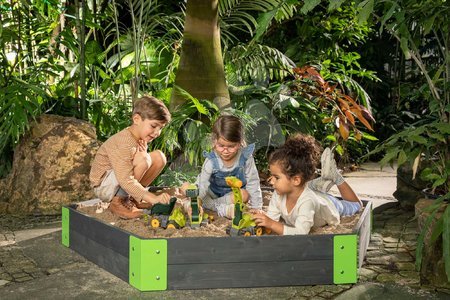 Samochody ciężarowe - Samochód ciężarowy z wiertłem Power Worker Mini Dino Triceratops BIG - 4