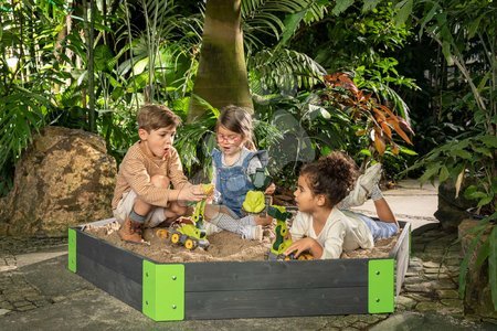 Samochody ciężarowe - Samochód ciężarowy z wiertłem Power Worker Mini Dino Triceratops BIG - 10
