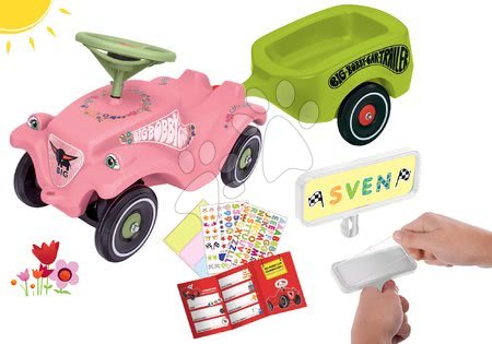 Jeździki w zestawie - Zestaw jeździk auto Flower BIG Bobby Car - 28