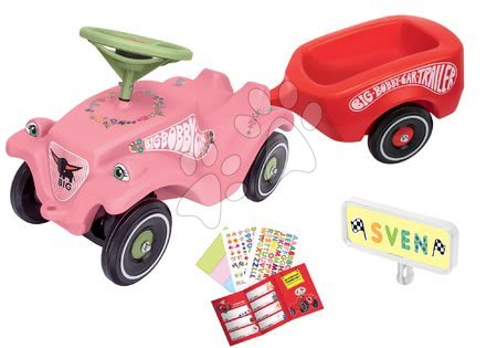 Jeździki w zestawie - Zestaw jeździk auto Flower BIG Bobby Car - 24