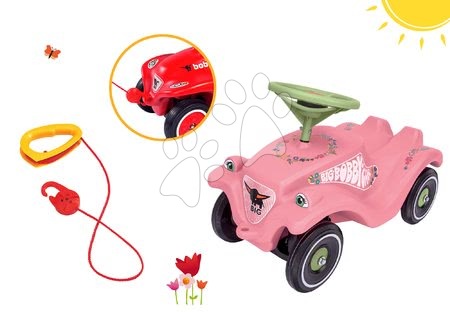 Vozidlá pre deti - Set odrážadlo auto Flower BIG Bobby Car