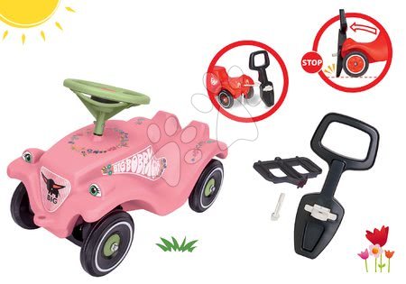 Odrážadlá sety - Set odrážadlo auto Flower BIG Bobby Car