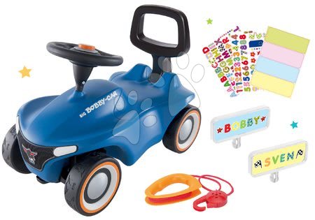 BIG - Rutscherset Bobby Car Neo BIG blau mit Sound mit 3-lagigen Gummirädern