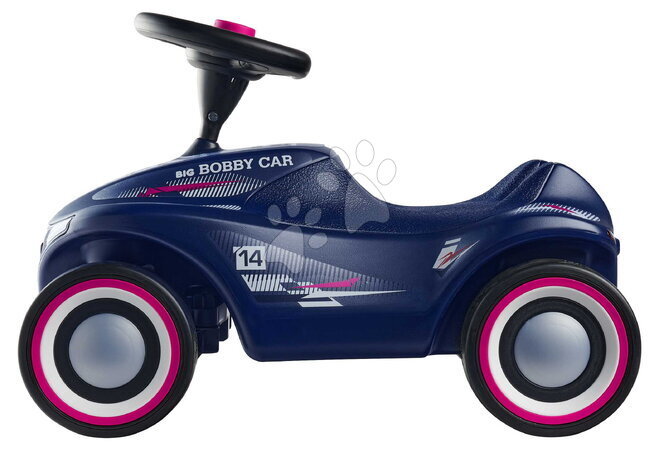 Babytaxiuri de la 12 luni - Babytaxiu mașină cu număr de curse Bobby Car Neo RS Blue BIG_1