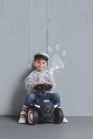 Odrážedla od 12 měsíců - Odrážedlo auto s pretekárským číslem Bobby Car Neo RS Blue BIG - 5