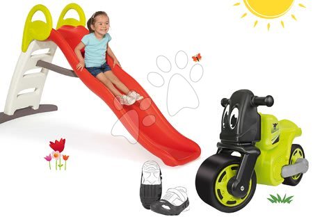 Rutschfahrzeuge Sets - Motorrad-Rutscher-Set Racing Bike BIG - 28
