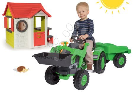 Seturi de vehicule cu pedale - Tractor cu pedale Jim Loader BIG - 45
