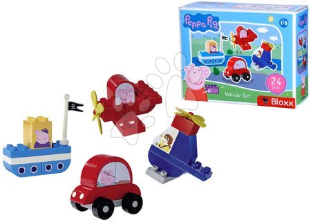 Stavebnice BIG-Bloxx jako lego - Stavebnice Peppa Pig Vehicles Set PlayBig Bloxx BIG - 11