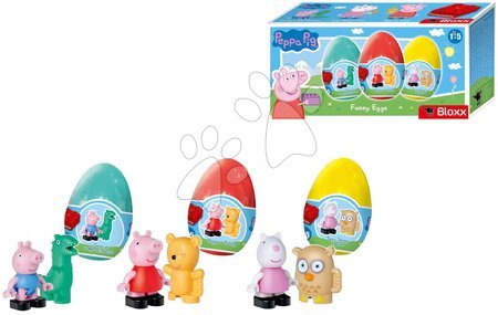 Stavebnice BIG-Bloxx jako lego - Stavebnice Peppa Pig Funny Eggs XL PlayBig Bloxx BIG - 2
