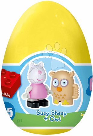 Peppa Pig - Stavebnice Peppa Pig Funny Eggs PlayBig Bloxx BIG_1