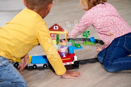 Klocki BIG-Bloxx jak lego  - Klocki elektroniczne Peppa Pig Train Fun PlayBig Bloxx BIG - 4