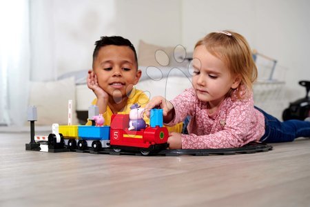 Klocki BIG-Bloxx jak lego  - Klocki elektroniczne Peppa Pig Train Fun PlayBig Bloxx BIG - 7